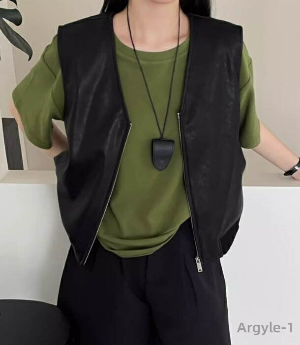 楽天市場】【送料無料】ストレート Vネック 袖なし 短丈トップス