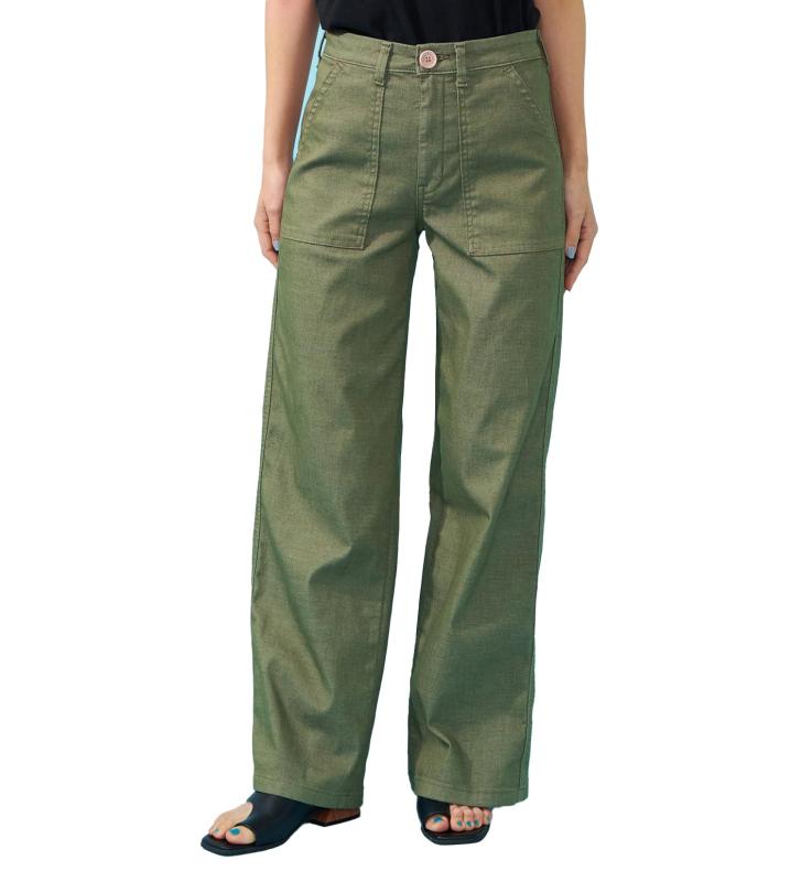 SOMETHING(サムシング) ジーンズCOOL デニムワイドパンツ 涼しい SS158レディース｜アーガイル
