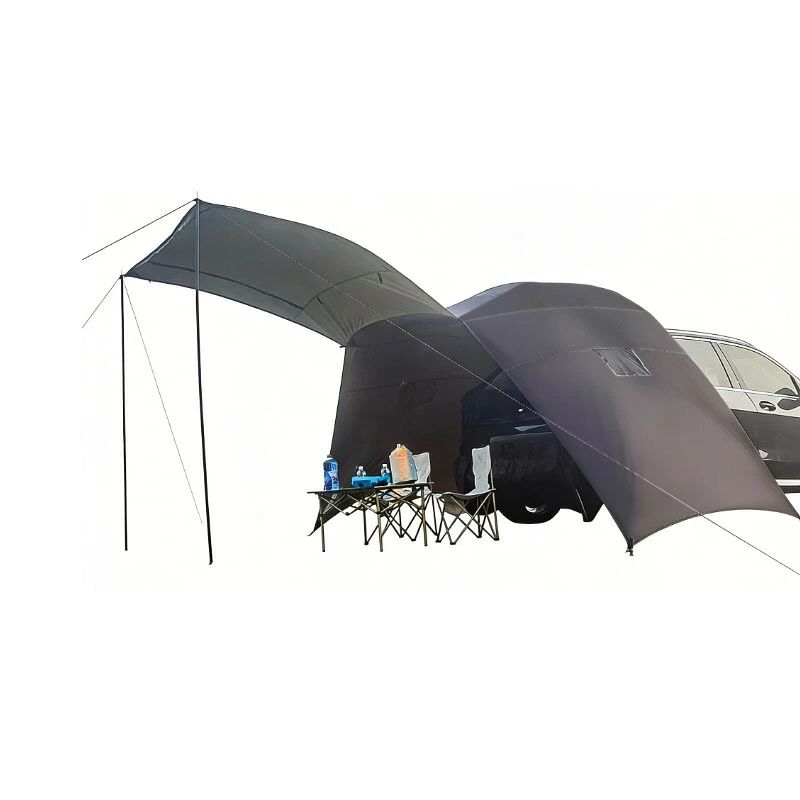 カーサイドタープ リアゲートテント 大型 車中泊テント 多機能 拡張 キャンプ アウトドア 連結可能 遮光 UVカット 撥水 防風 汎用 収納バッグ付き|アーガイル