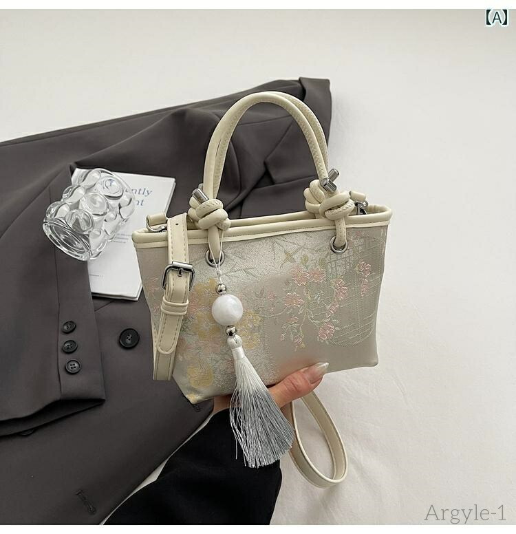 【送料無料】レディース バッグ 普段使い 民族風 新型 チャイナ風 手持ち バケット 春 刺繍 多 ショルダー メッセンジャー