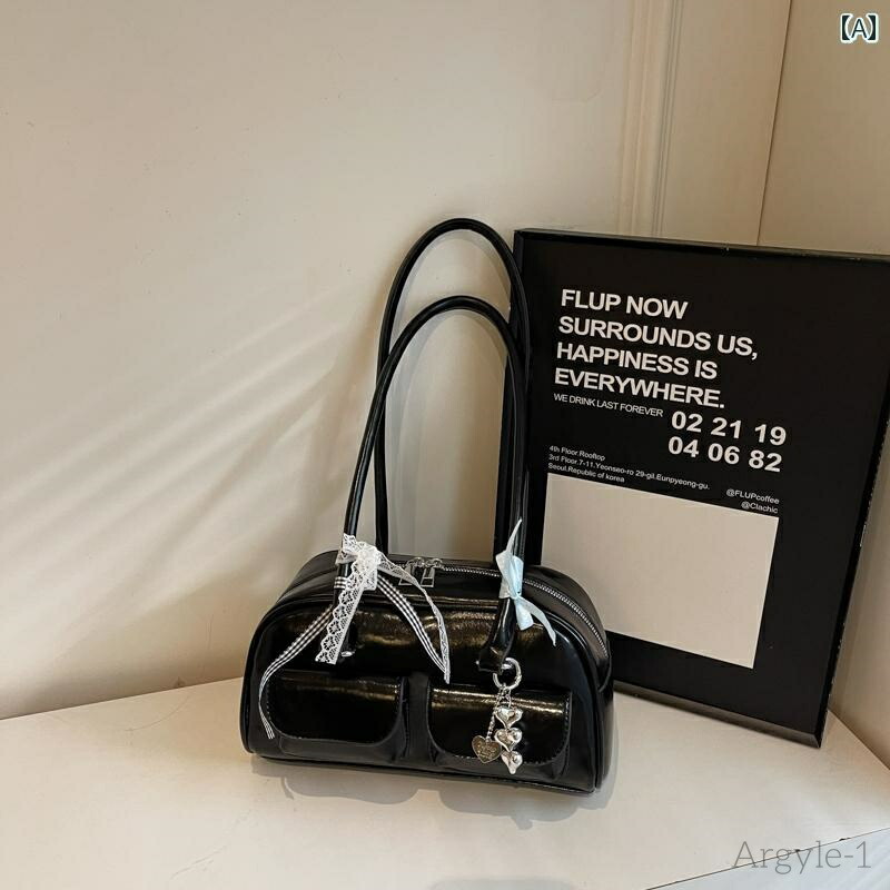 【送料無料】レディース バッグ 普段使い ワックス レザー 通勤 ピロー 春大容量 シングル ショルダー 脇下
