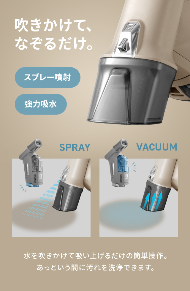 洗濯機で洗えない物はこのウォッシャークリーナーにお任せ