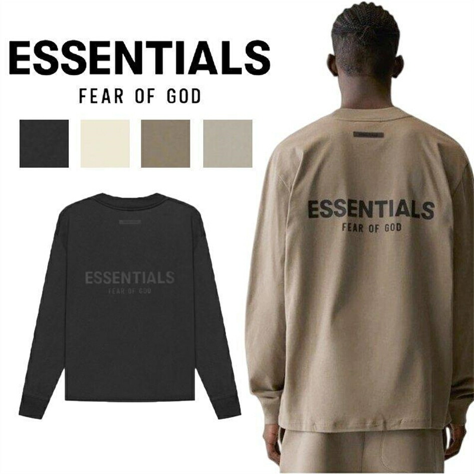 【ESSENTIALS】 コットン 長袖Tシャツ Coral コーラル XXL ESSENTIALS】 コットン 長袖Tシャツ Coral コーラル XXL