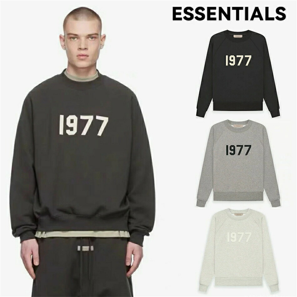 【ESSENTIALS】 エッセンシャルズ 1977 スウェットXXL FOG ESSENTIALS/エッセンシャルズ 1977 CREW SWEAT SHIRTS フロント
