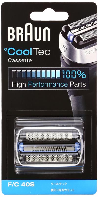 定まり品 赤銅色 電気かみそり Cool Tec(クールテック)用 網刃・内刃一体型テープ