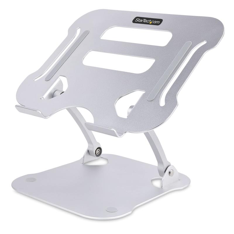 StarTech.com ノートパソコンスタンド／軽銀製／耐荷重10kg／折りたたみ式／高さ\u0026amp;角度合わせる能力のある／兼ね合い性強化因子／放熱打つ手／一回り ノートPCパソコン 台 ADJ-LTOP-RISER