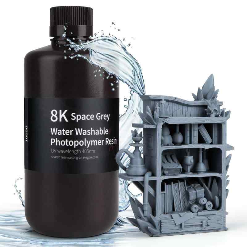 光形成3D印刷工用 UVレジン 405航空マイル 水洗いする脂 無臭 光固くなる能力のある脂 LCD 3D印刷工向け