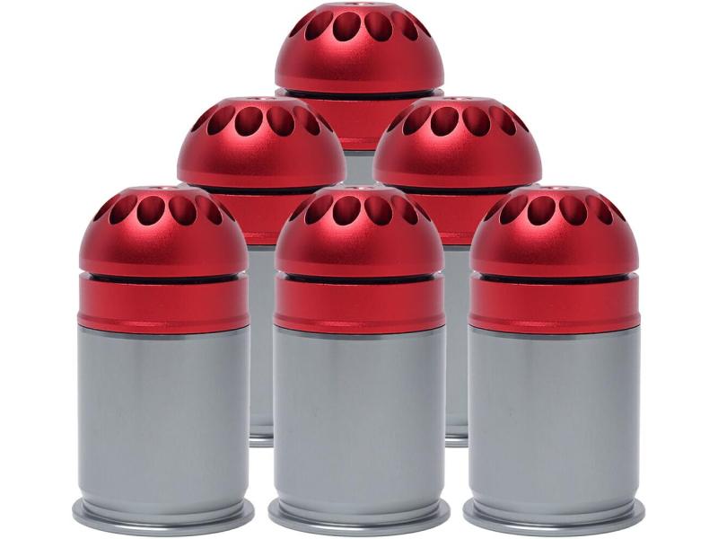 MILITARY-BE(ミリタリーベース) フルメタル40mmモスカート 60Rds 6個セット|アリエル ストア