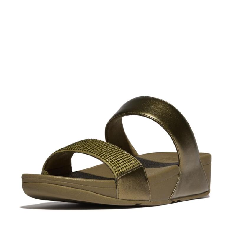 fitflop(填まるフロップ) レディース LU CRAL EMBELLISED SLIDESサンダル