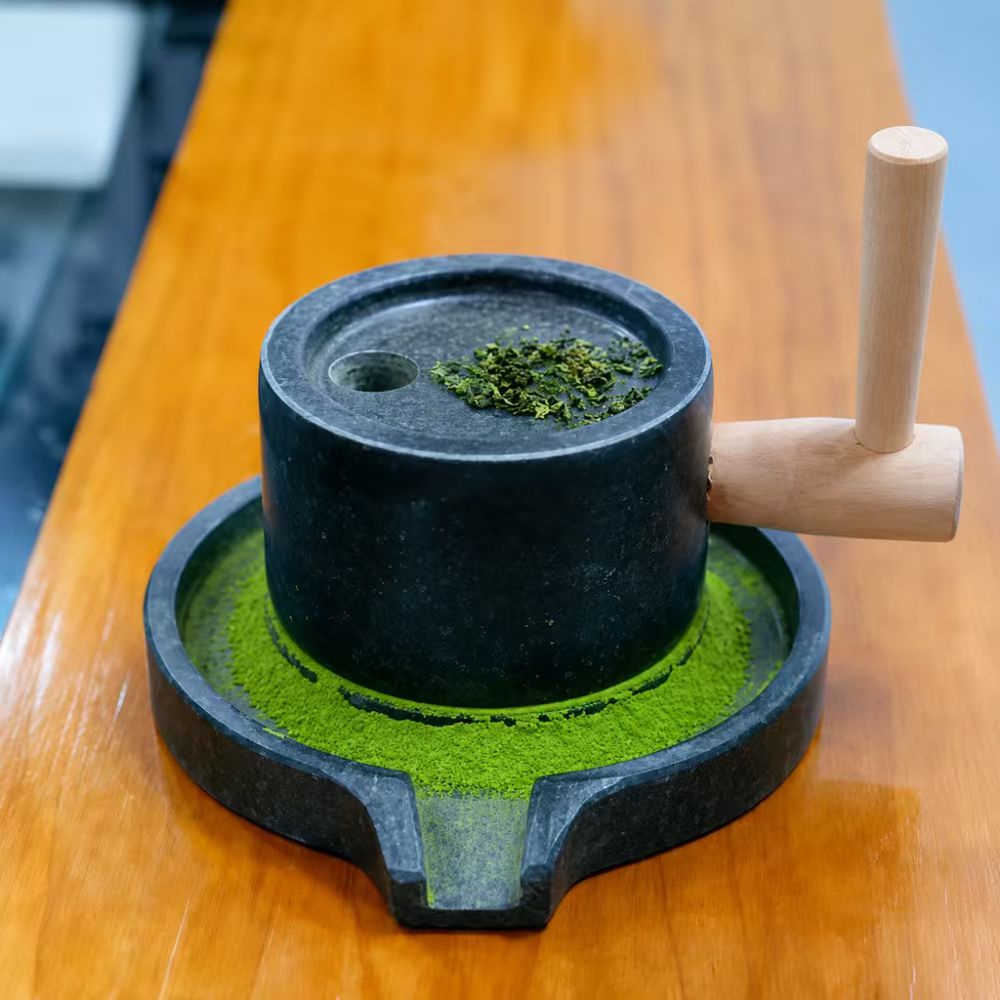 石臼 グラインダー 手動 石うす 卓上サイズ 抹茶 粉末 茶葉挽き 香辛料 胡椒 ミル 穀物 挽きたて スパイス 家庭用 キッチン 調理器具 蕎麦 大豆 コーヒー豆 薬膳 料理 おしゃれ 天然石｜アリエル ストア