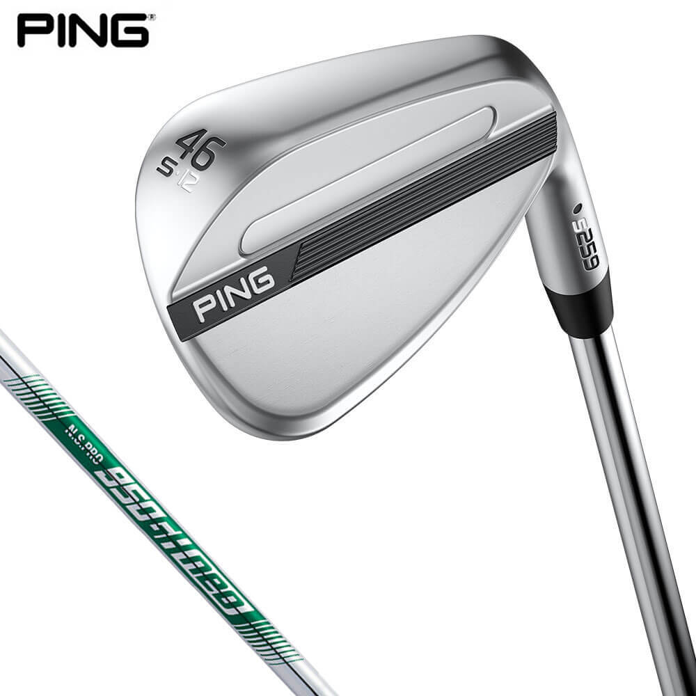 【全品９％ＯＦＦクーポン配布中！　PING ピン s259 ハイドロパールクローム仕上げ ウェッジ 46～56&deg; N.S.PRO 950GH neo スチールシャフト [2026年モデル]｜ゴルフ用品、クラブは有賀園ゴルフ