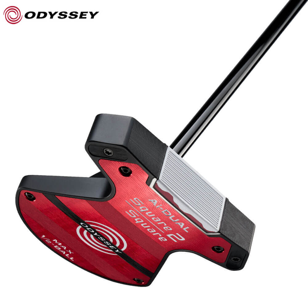 【まとめ買い最大１０％ＯＦＦクーポン配布中！】4/23まで　 オデッセイ　Ai-DUAL Square 2 Square 1/2-BALL エーアイ デュアル スクエア 2 スクエア ハーフボール パター　MAX マックス [2026年モデル] 32,175円