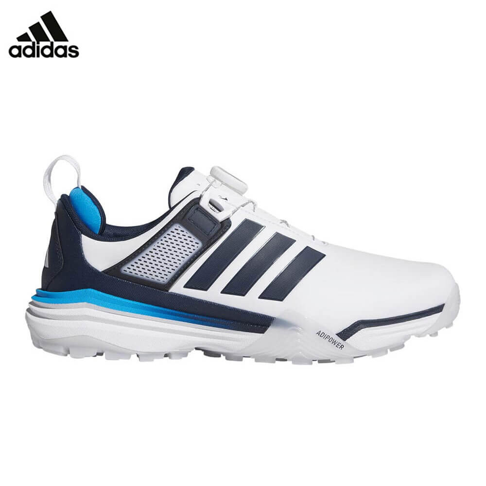 【クーポンで10％OFF！さらにP10倍以上還元！】4/17 12:59まで　 アディダス メンズ ADIPOWER SL BOA アディパワー 26 ボア スパイクレス ゴルフシューズ OOM30 JS4139 フットウェアホワイト/カレッジネイビー/ルシッドレイブルー [2026年モデル]