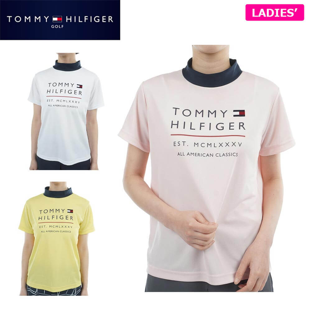 【全品１０％ＯＦＦクーポン配布中♪】4/10 1:59まで　 トミー ヒルフィガー ゴルフ レディース 半袖 モックネック シャツ THLA616 ゴルフウェア [2026年春夏モデル] 8,547円