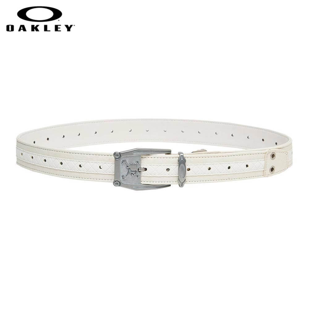 【全品１０％ＯＦＦクーポン配布中♪】4/10 1:59まで　 オークリー メンズ SKULL BELT 16.1 ベルト FOS901604 100 ホワイト ゴルフウェア [2026年モデル]