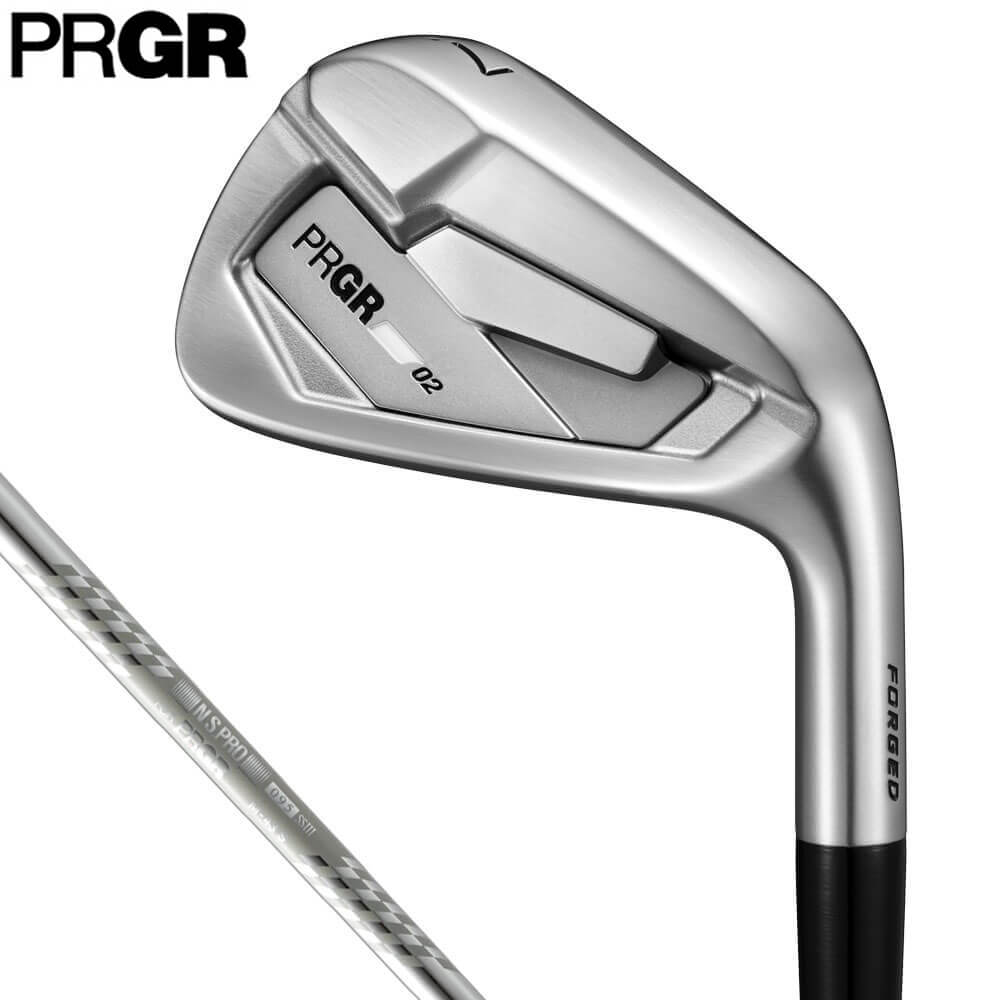 【全品９％ＯＦＦクーポン配布中！　PRGR プロギア 02 ゼロニ アイアン 5本セット （＃6～9、PW） SPEC STEEL III Ver.2 スチールシャフト [2026年モデル]｜ゴルフ用品、クラブは有賀園ゴルフ 72,600円
