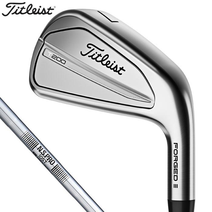 美品Titleist T200アイアンセット７本カスタムアッタスアイアン１０Ｓ Titleist タイトリスト 中古アイアンセット T200 (2021) 7本の