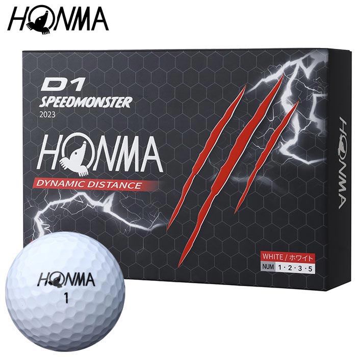 ★ホンマ　2023年モデルD1スピードモンスター　５箱★ 楽天市場】HONMA D1 SPEEDMONSTER 2023 1ダース(12球入) 本間ゴルフ