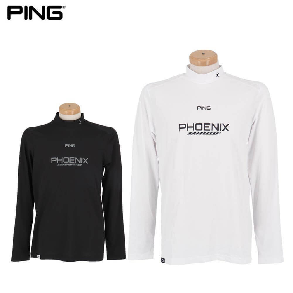 どら 新品 PINGピン モックネック&スカートLL 白ホワイト 楽天市場】ピン PING Mr.PINGジャガードクルーネックニットプル