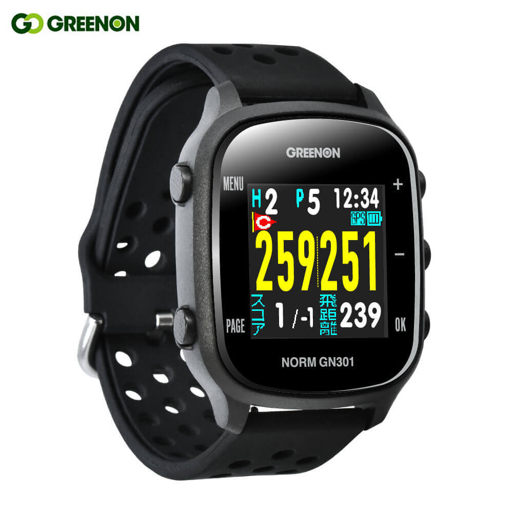 N*I様 ザ ゴルフウォッチ　ノルムGN301 楽天市場】グリーンオン ザ ゴルフ ウォッチ ノルム GN301 スマート