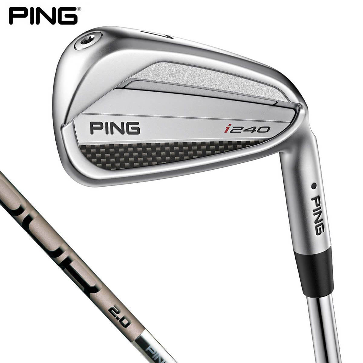 PING ピン i240 アイアン 5本セット （＃6～9、PW） PING TOUR 2.0 CHROME カーボンシャフト [2025年モデル]
