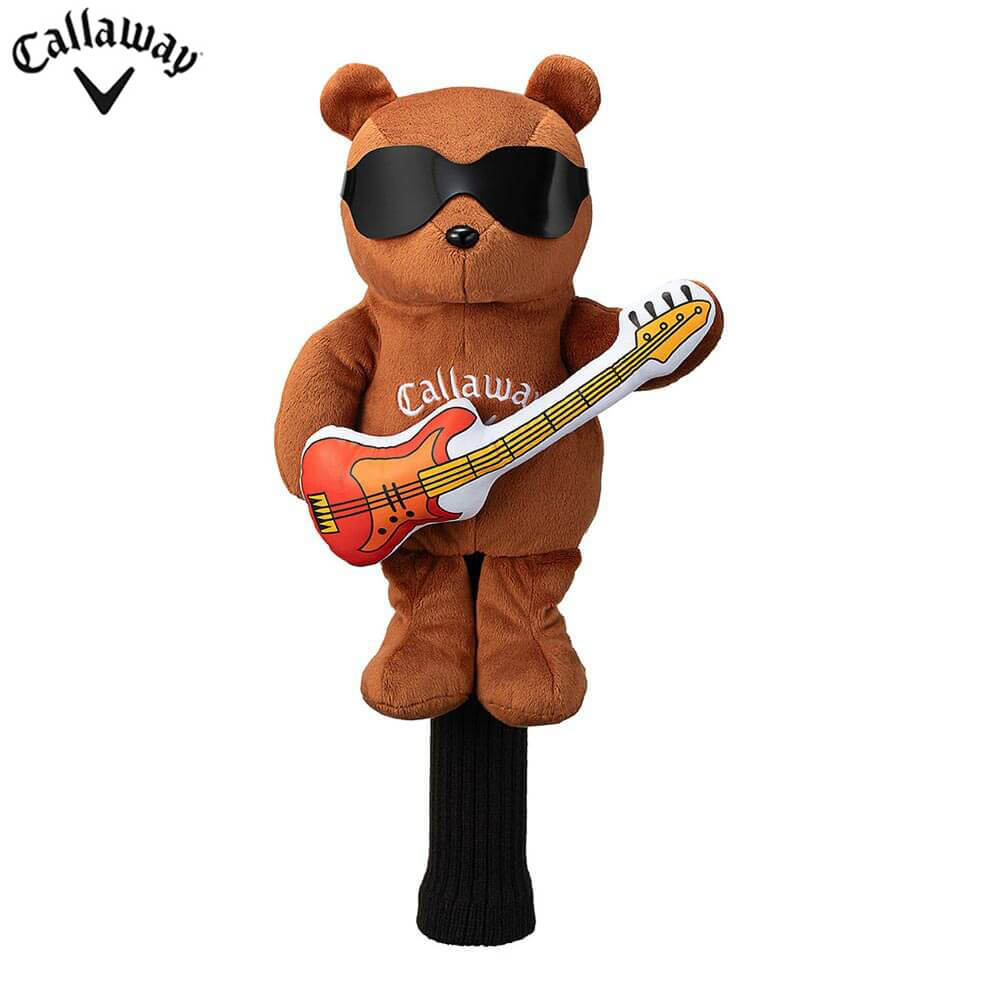 【全品９％ＯＦＦクーポン配布中！　キャロウェイ ユニセックス BEAR DR ベア ドライバー用 ヘッドカバー FW 25 JM 5525080 ブラウン [2025年モデル]｜ゴルフ用品、クラブは有賀園ゴルフ 10,725円