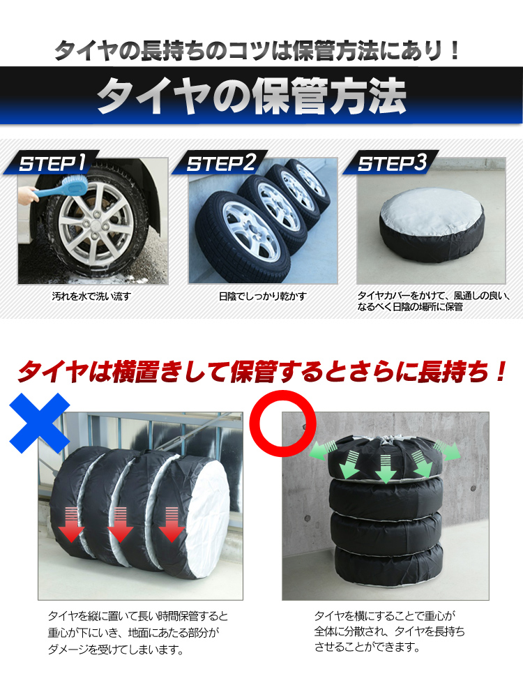 楽天市場 P5倍 5日限定 タイヤラック カバーのみ 4本 Lサイズタイヤカバー Rv車 タイヤ保管 タイヤ収納 車 保管 長持ち 4枚セット タイヤ カバータイヤ収納 軽自動車タイヤ収納 タイヤ収納タイヤカバー タイヤ収納 スタッドレス 冬タイヤ 夏タイヤ 収納 D 工具