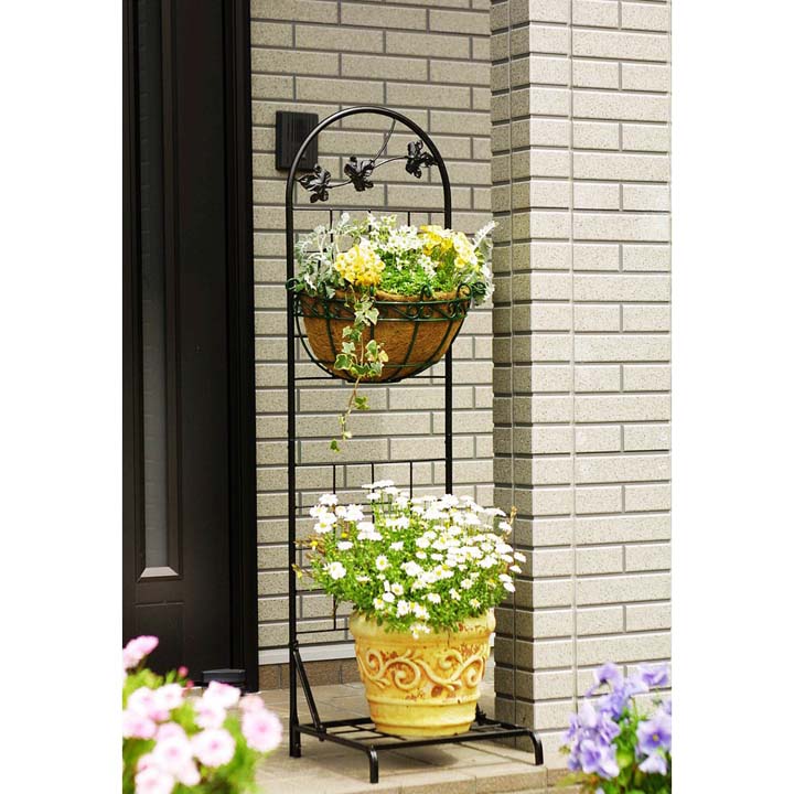 楽天市場 送料無料 ハンギングスタンドアンティークリーフ 小 Npm Hs3 D タカショー ハンギングスタンド ハンギング フラワースタンド P19jul15 工具ワールド ａｒｉｍａｓ