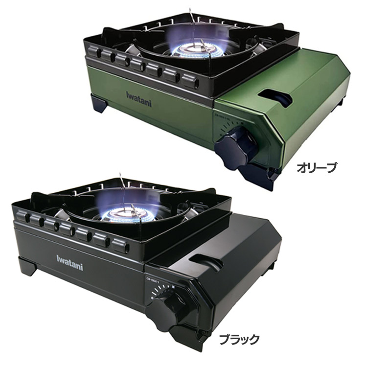 【楽天市場】タフまる CB−ODX−1−BK送料無料 カセットガス ガス コンロ ケース付き 岩谷 アウトドア 風に強い ダッチオーブン