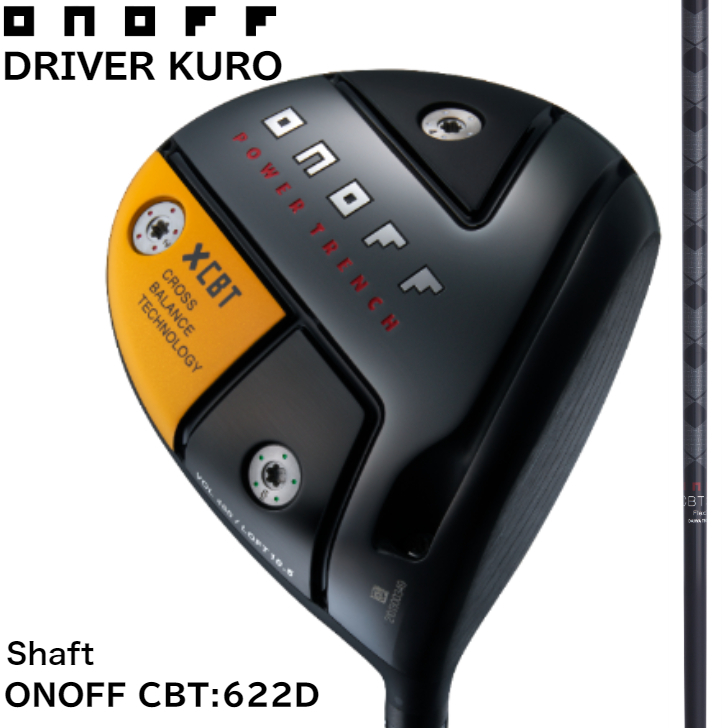 楽天市場 22年モデル オノフ ゴルフ ドライバー Kuro 標準シャフト Onoff Driver Kuro オノフ公式ショップ楽天市場店