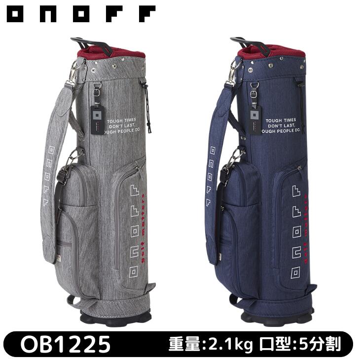 ◇10%offクーポン券ふり出し中◇【目じるし無料】【2025年真似形】オノフ キャディバッグ OB1225 ONOFF CADDIEBAG 【7型 2.1kg 47inch相応う】キャディー 御徒面子 オノフキャディバッグ キャディバック