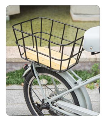独創的 GIZA ギザ AL-NR01 ウッド ボトム リアバスケット シルバー 自転車 リア用 かご keiryokai.gr.jp