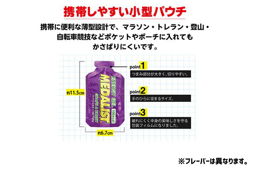 市場 MEDALIST APPLE エナジージェル メダリスト ENERGY HONEY GEL りんごとはちみつ