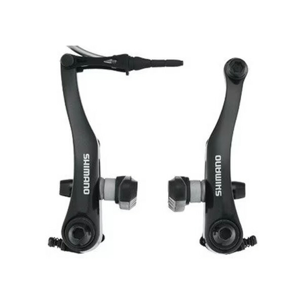 シマノ 前後仕掛ける BR-R353 Vうち切り 向こう正面用 後ろ側用 黒いこと 雄捩子2仕掛ける S70Tシュー アーチ形長90粍 銀輪 貨物輸送無料 構成成分地方は除く