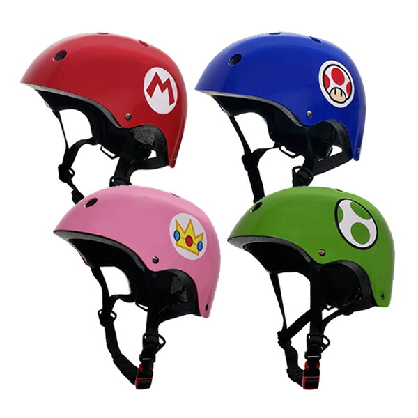 選べる2個セット あさひ マリオカート キッズヘルメット S-J 50-54cm 子供用ヘルメット 自転車 送料無料 一部地域は除く|アリスサイクル