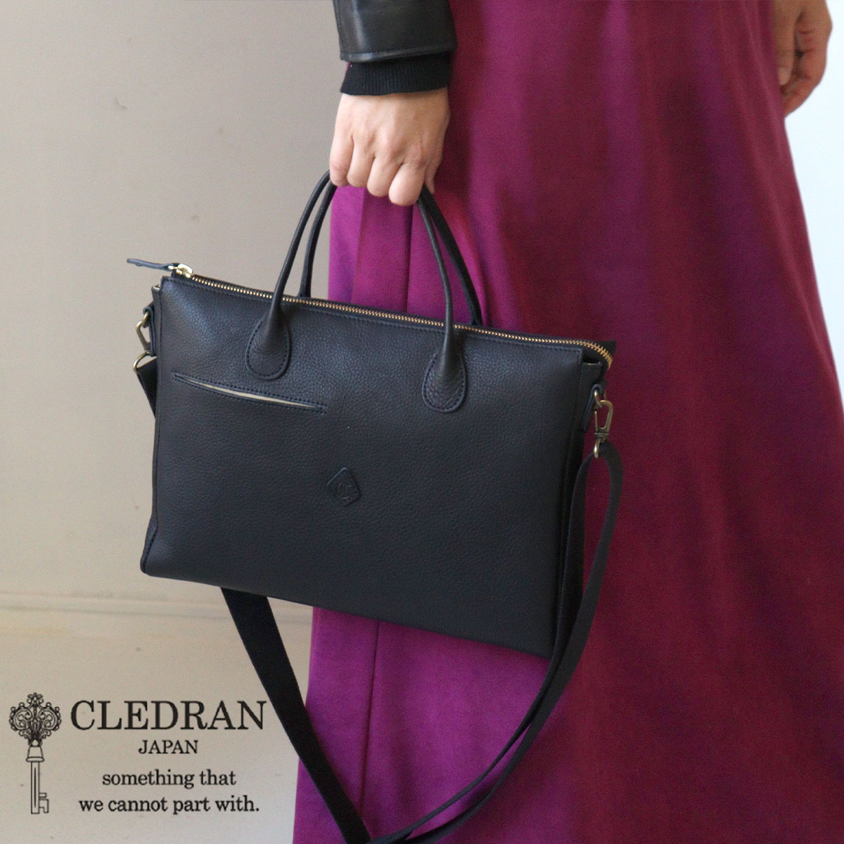 【選べるノベルティ】2WAYトートバッグ ビジネスバッグ CLEDRAN クレドラン CORE(コレ) A4 FLAT 2WAY BAG 本革 牛革 CL3936【日本製】|かばんと財布の店 アリスタ