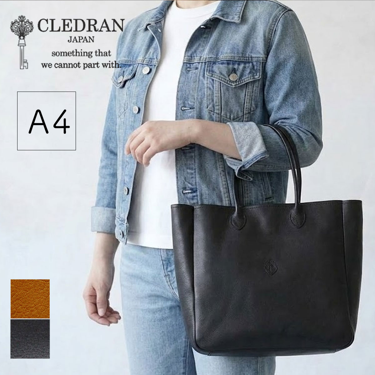 【選べるノベルティ】A4トート クラシック CLEDRAN クレドラン NOS(ノス) CLASSIC TOTE【日本製】CL401030代 40代 50代 通勤 習い事 学校行事｜かばんと財布の店　アリスタ