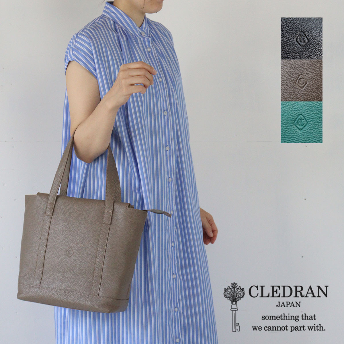 トートバッグ 軽量 B5 CLEDRAN クレドラン COMS(コンス) 本革 牛革 CL3751【日本製】 【選べるノベルティ】 9,768円