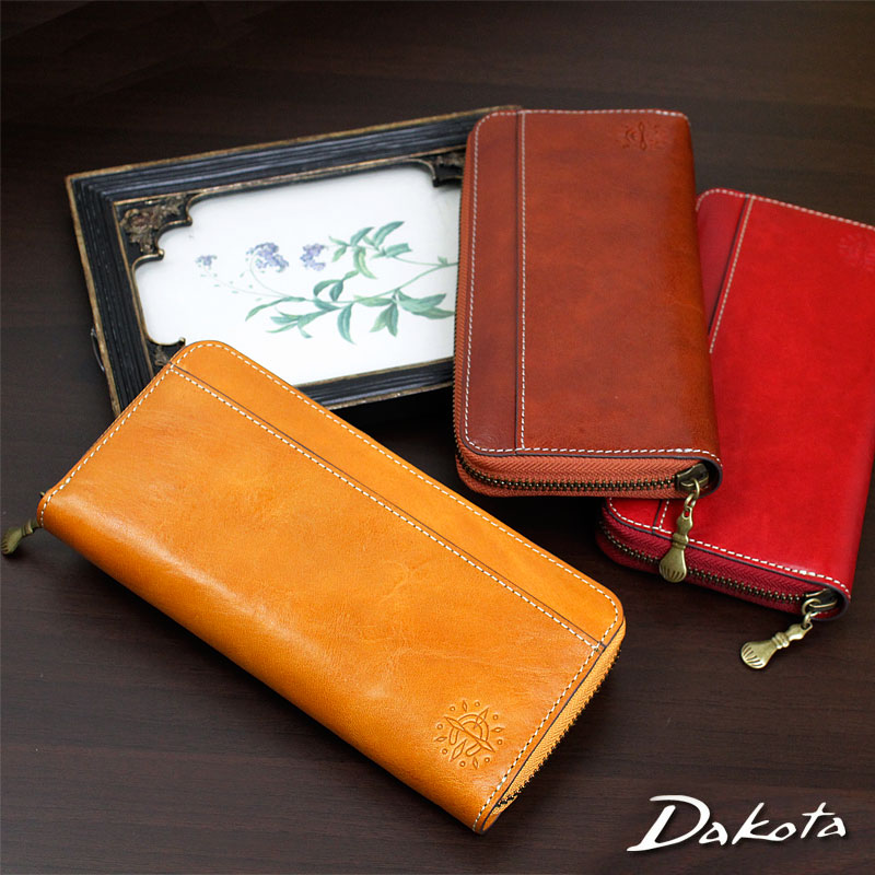 ラウンドファスナー長財布 ダコタ Dakota フォンス2 0031806(0030556) レディース 牛革 本革 ギフト プレゼント 【選べるノベルティ】