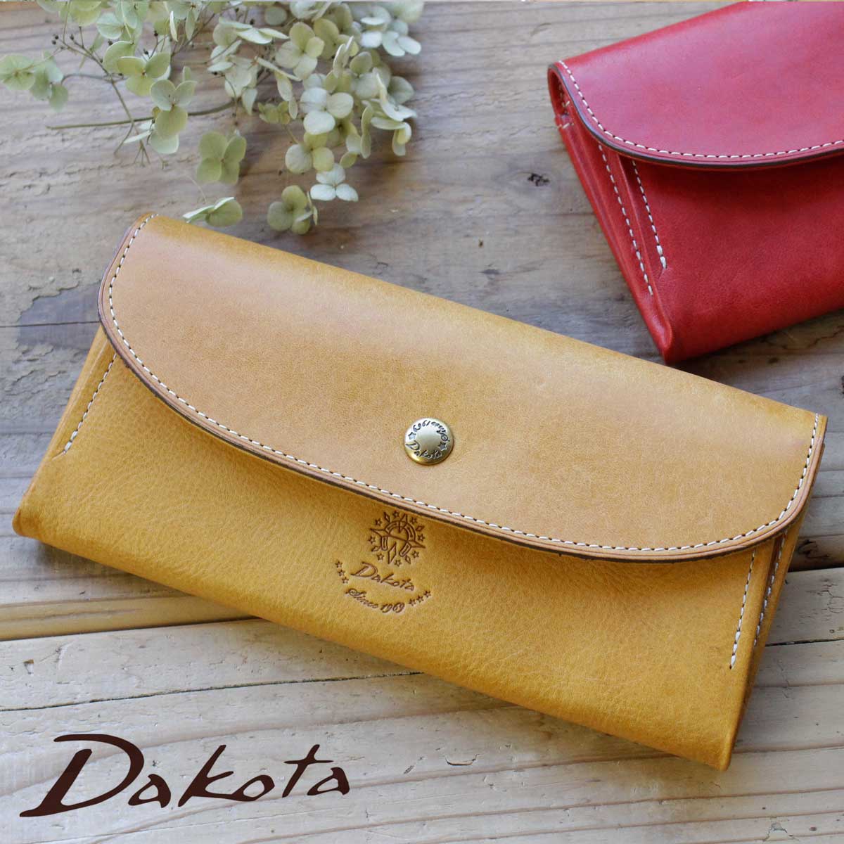 長財布 かぶせ ダコタ Dakota コラッジョ イタリアンレザー 0036444 (0030944) レディース 牛革 本革 ギフト プレゼント【動画あり】 【選べるノベルティ】