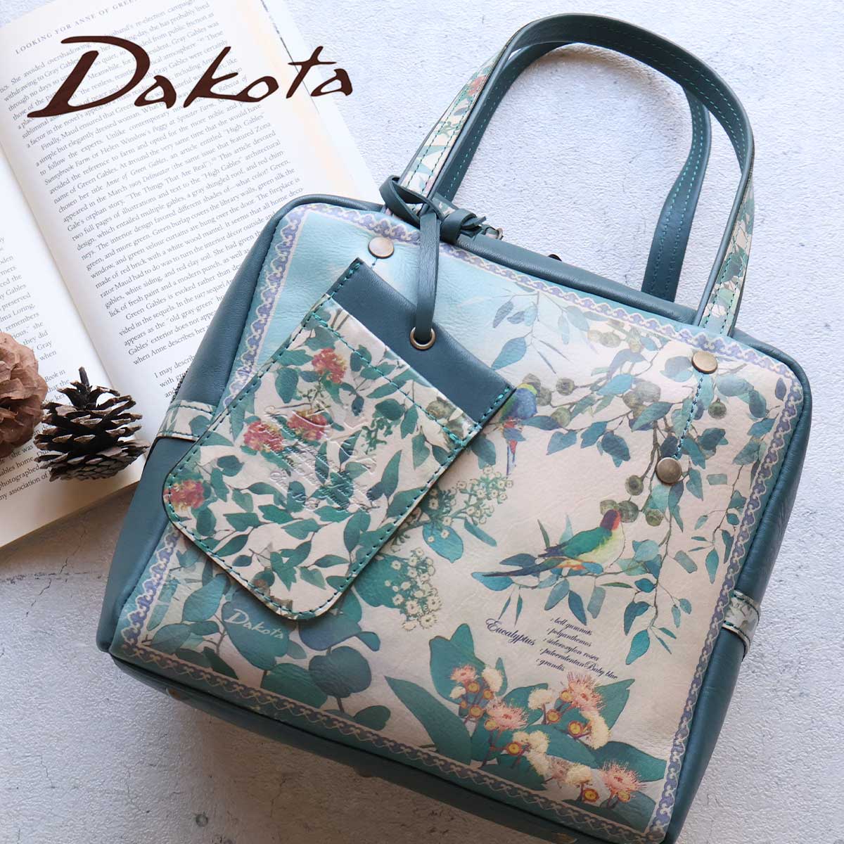 【2026 新柄入荷！】トートバッグ ミニボストン ダコタ Dakota チーザレシリーズ 鳥カゴ お茶会 日本製 1034092 【選べるノベルティ】 18,480円