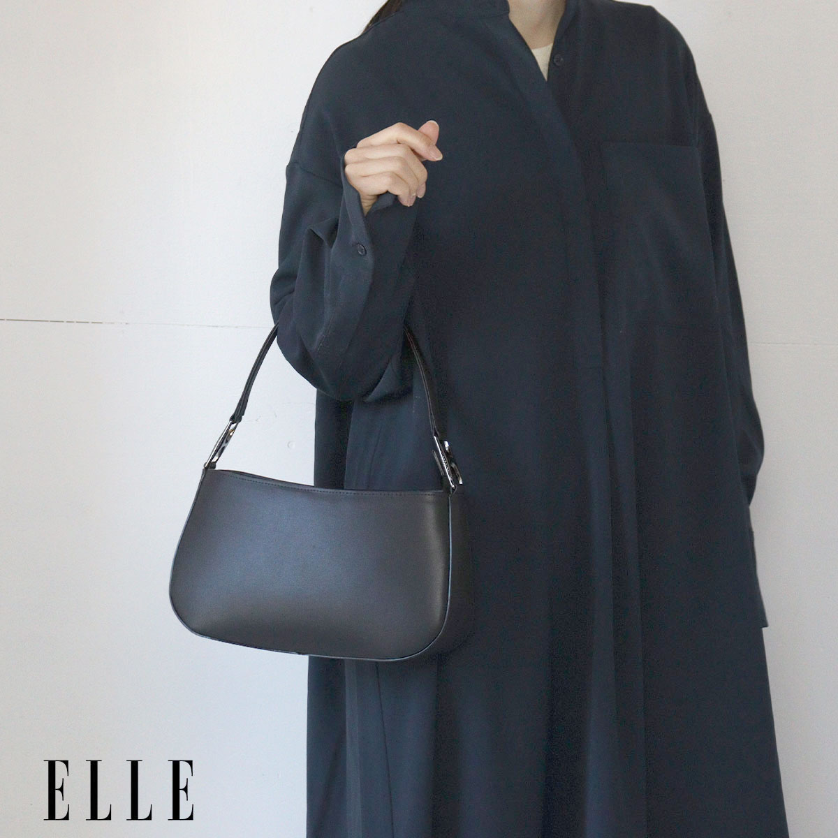 フォーマルハンドバッグ(小) ELLE(エル)スターブル ブラックフォーマル 冠婚葬祭 【受験】【面接】【入学式】【入園式】【卒業式】【同窓会】 6431060(6431030) 【メッセージカード・ラッピング無料】