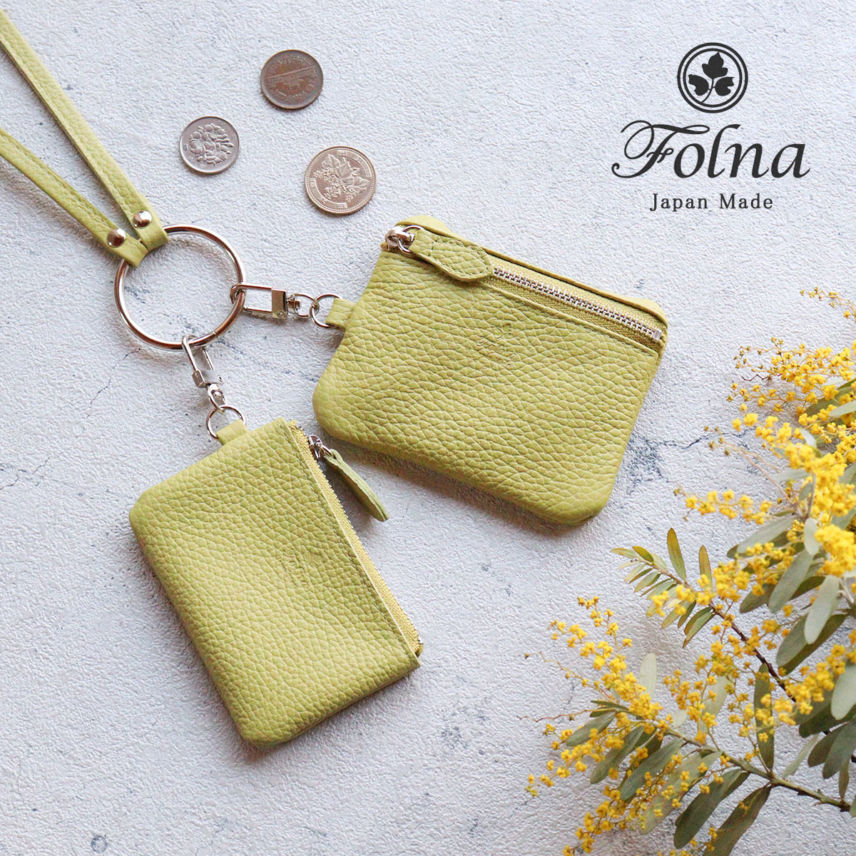 ネックポーチ ショルダーポーチ 小物入れ Folna フォルナ Leather goods レザーグッズシリーズ 2993864【日本製】 【メッセージカード・ラッピング無料】