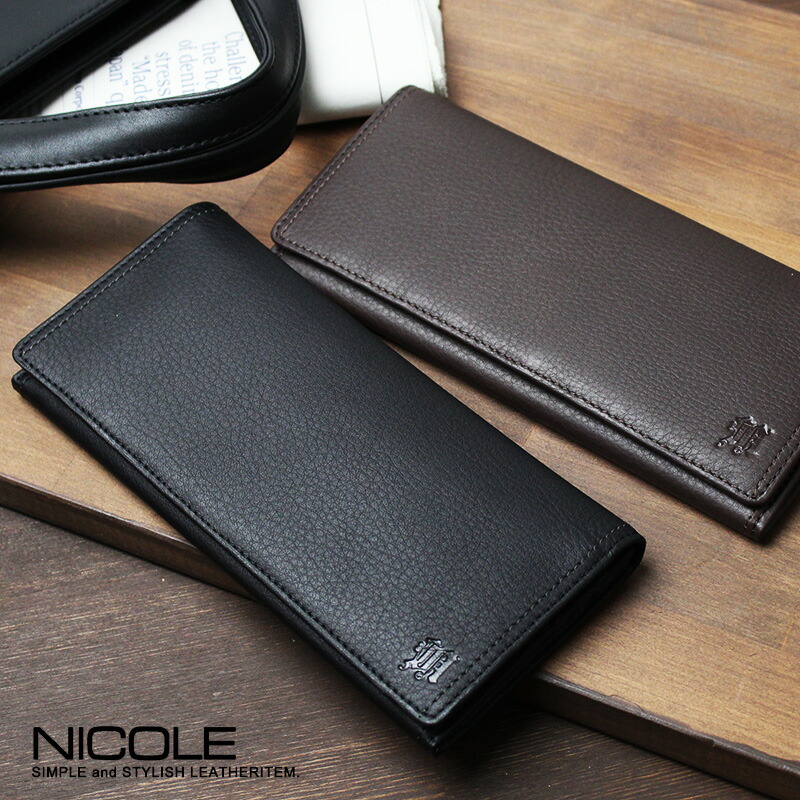 楽天市場】財布 二つ折り NICOLE ニコル メンディII パスケース