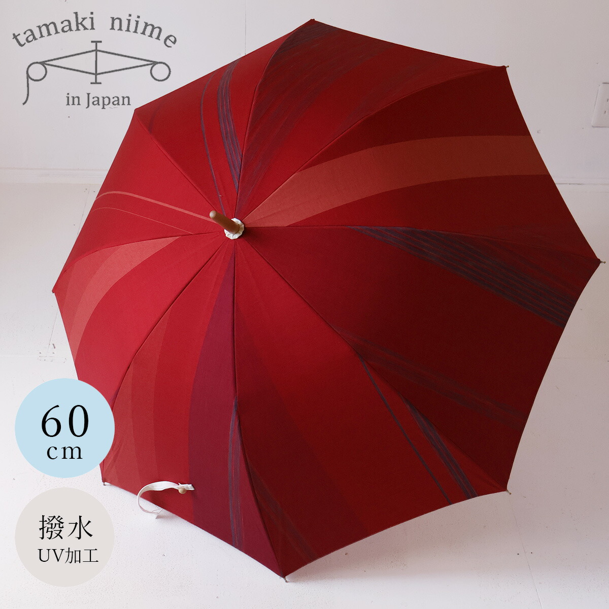 タマキニイメ　折りたたみ傘 折りたたみ傘 撥水・UV加工 晴雨兼用 50cm tamaki niime 玉木新