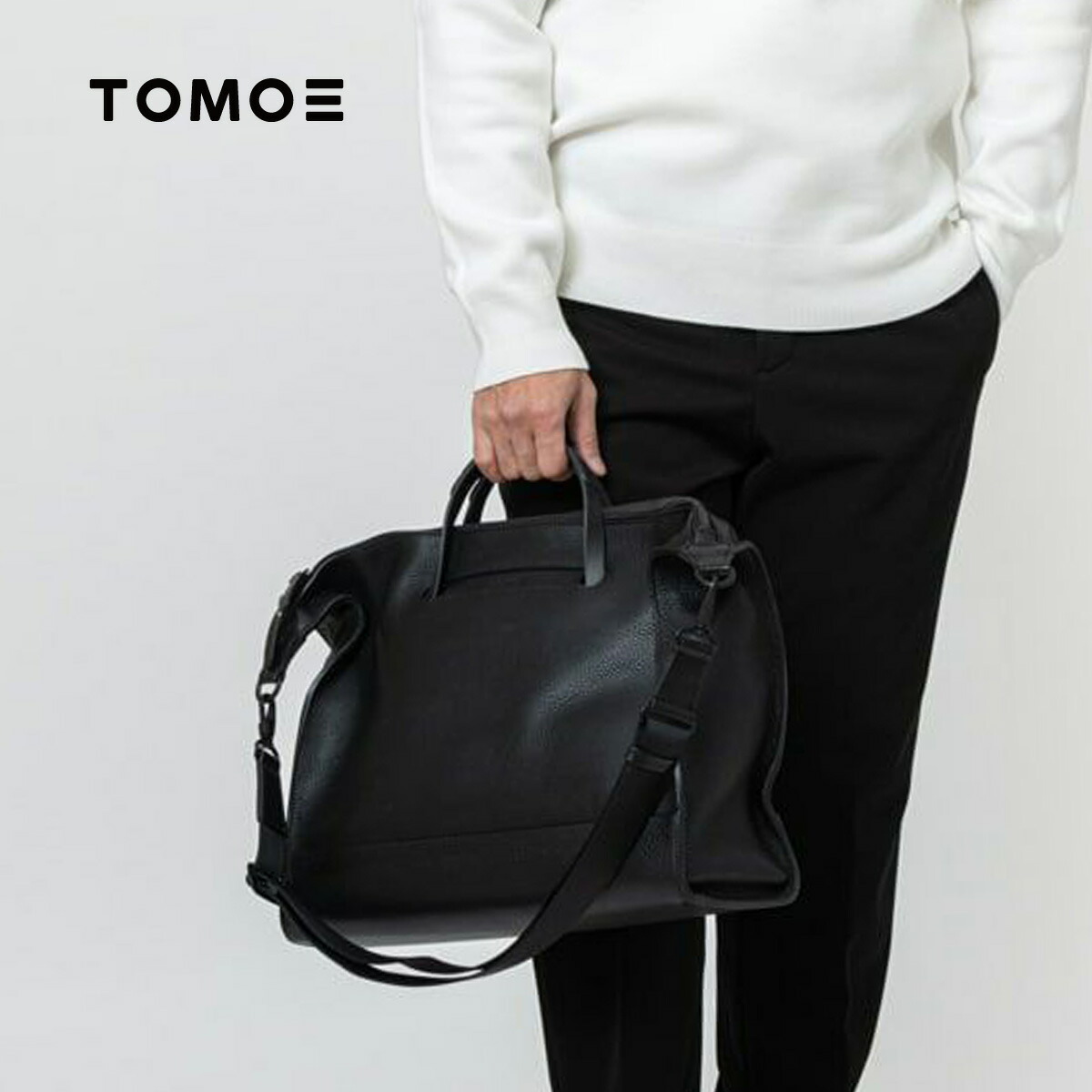 極美品✨TOMOE BOLD 2way ビジネスバッグ オールレザー 黒 保存袋 楽天