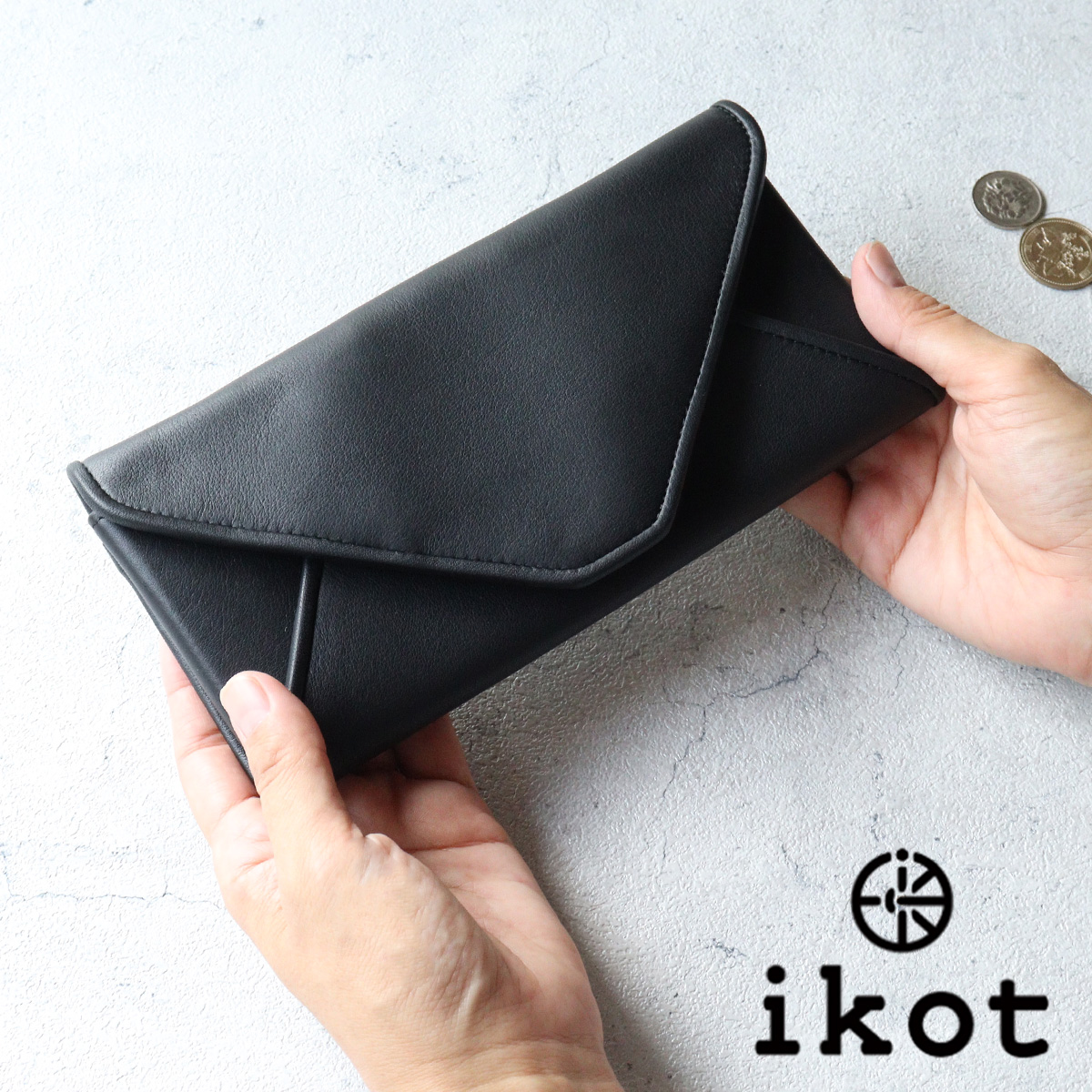 楽天市場】ikot(イコット) かぶせ長財布 ボックス型小銭入れ