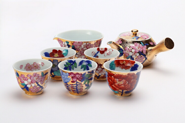 楽天市場】和食器 有田焼 日本製 茶器セット 急須+湯呑5客セット 白磁