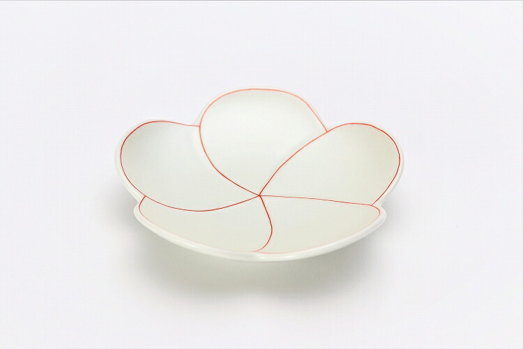 楽天市場】有田焼 幸楽窯 捻り梅形七寸盛皿 (錦曙釉銀彩(ピンク) /錦銀