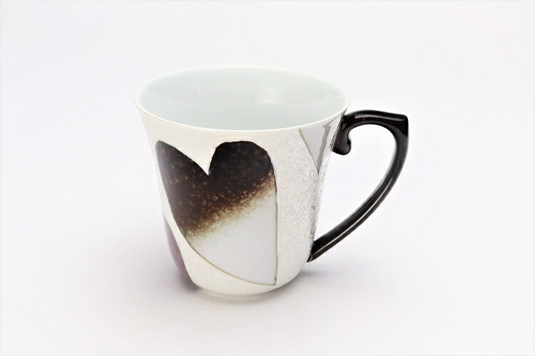 田清窯 バレンタイン黒 マグカップ 有田焼 磁器 マグカップ コーヒーマグ 黒 手書き コーヒー お茶 紅茶 スープ おしゃれ 和食器 ギフト 引き出物 内祝い プレゼント Runawayapricot Com